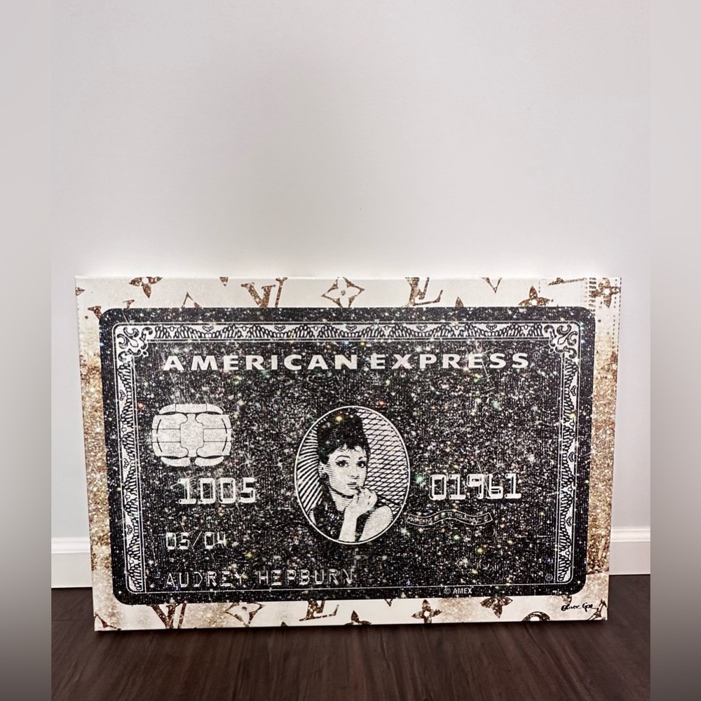 Oliver Gal Audrey Express Credit Goldtone Wall Art - Picture 2 of 9
